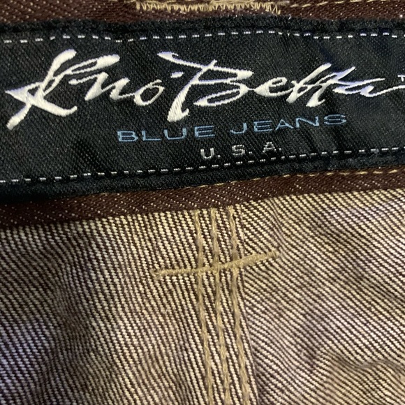 New Y2K Brownies Baggy Carpenter Pants Kno’ Better jeans white cap stitched 44 - Picture 8 of 16